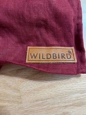 Wildbird Baby Ring Sling 100% Linen in Burgundy color